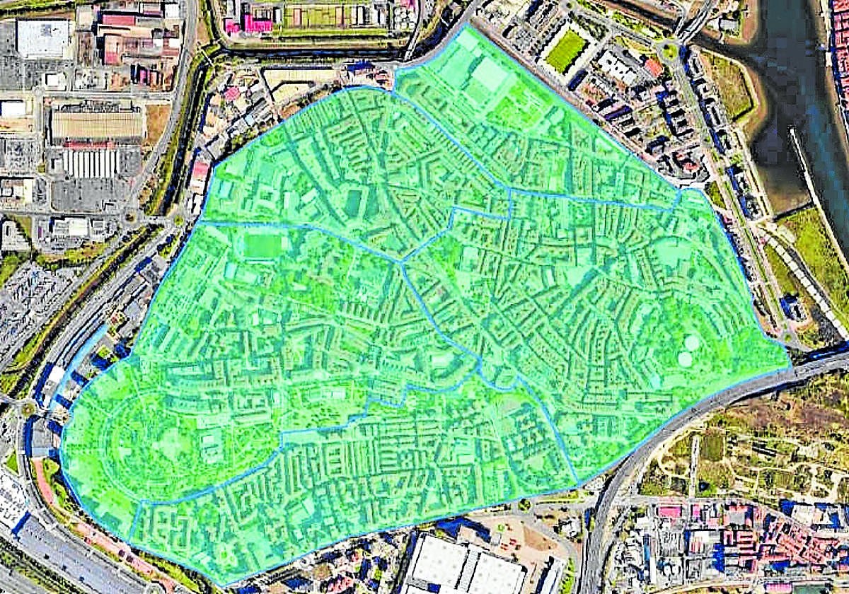 Un total de siete barrios han sido incluidos, tras un análisis de los datos de calidad del aire y del ruido generado por el tráfico rodado.