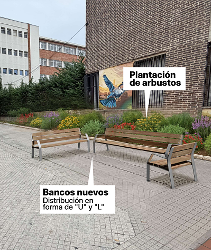 Imagen secundaria 2 - Vitoria reformará el paseo de Errekatxiki con columpios, un rocódromo y máquinas para mayores