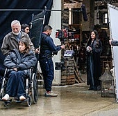 Rodaje el año pasado en Apellániz de 'La coleccionista', una de las series más vistas en Amazon Prime.