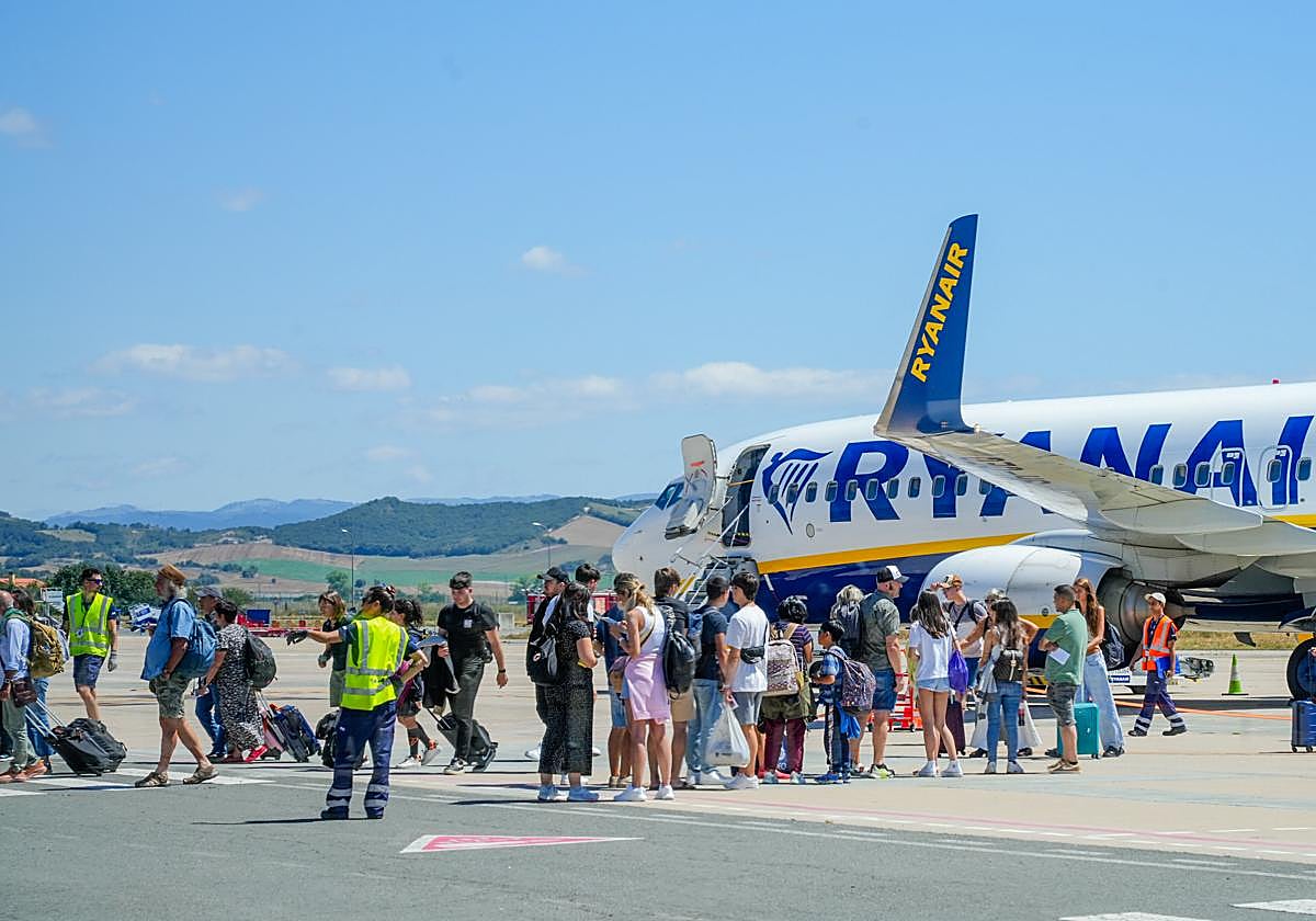 Ryanair plantea crecer un 17% en Vitoria si Aena congela sus tasas