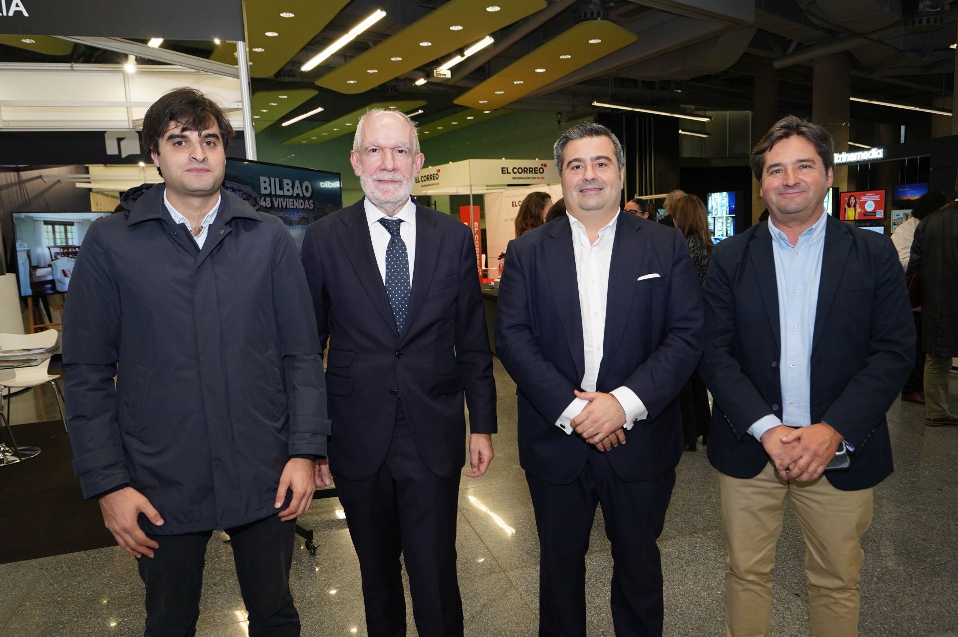 Alberto Rollán, Joseba Cedrún, Gonzalo Irizar y Joseba Urgoiti.