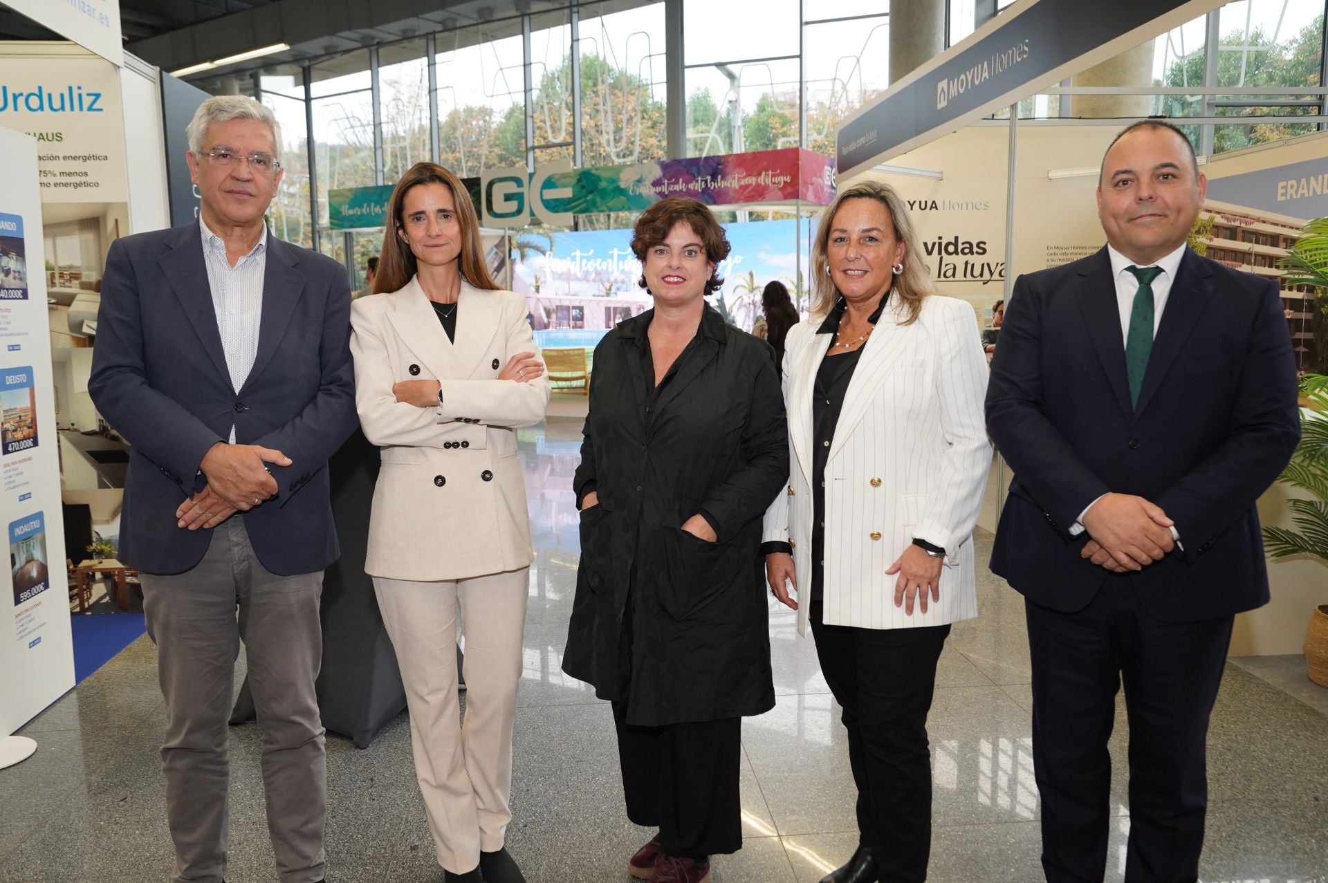Leónidas Gutiérrez, Laura Gil, Rosa Revuelta, Marta Acha y Jesús Calvo.