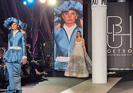 Los diseños vanguardistas de Borja Hernández sorprendieron en la pasarela.