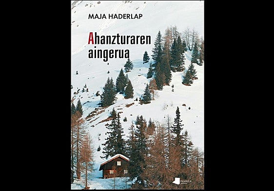 'Ahanzturaren aingerua' liburuaren azala.