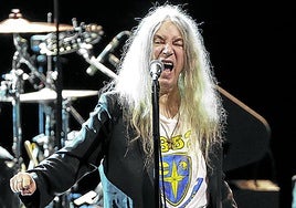 La artista, en un momento del concierto ofrecido en octubre en el Teatro Real de Madrid por el 50 aniversario de 'Horses'.