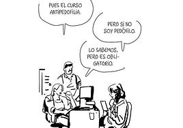 La mujer del protagonista le aconseja que evite caer mal a los policías.