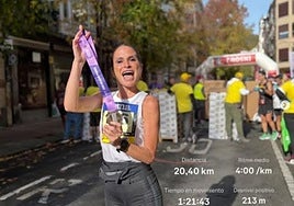 La confesión de Verdeliss tras correr su primera Behobia: «Empecé a correr por...»