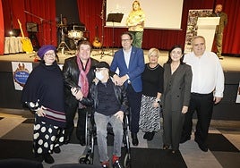 Marijo Villanueva, Iñaki Basabe, Kepa Junkera, Gonzalo Olabarria, Itziar Urtasun, Yolanda Díez y Txema Oleaga.