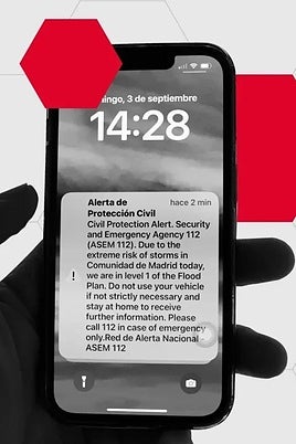 Todos los móviles en Álava recibirán este jueves un mensaje de alerta