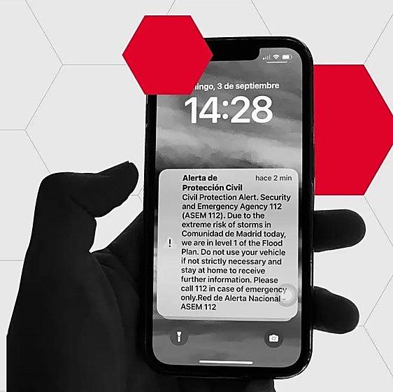 Todos los móviles en Álava recibirán este jueves un mensaje de alerta