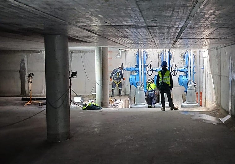 Bilbao levantará un frontón sobre uno de los depósitos contra inundaciones de Zorrozaurre