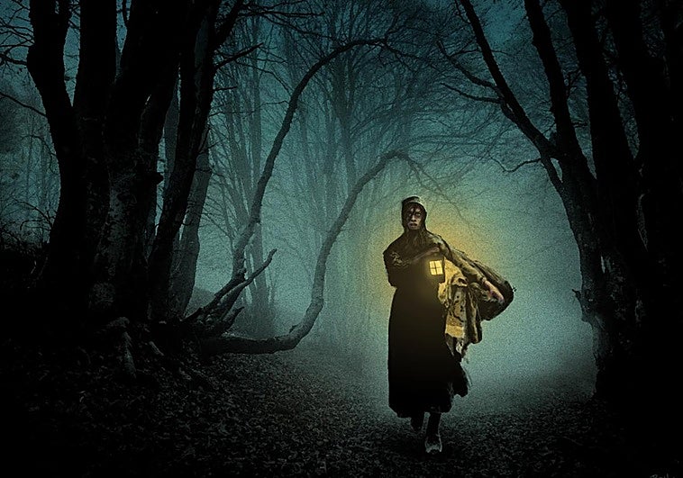 El personaje de Kattalin, al que da vida Yune Nogueiras, dibujado por Urkijo antes de rodar.