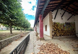 Instalaciones del polémico udaleku de Bernedo.