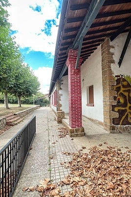 Instalaciones del polémico udaleku de Bernedo.