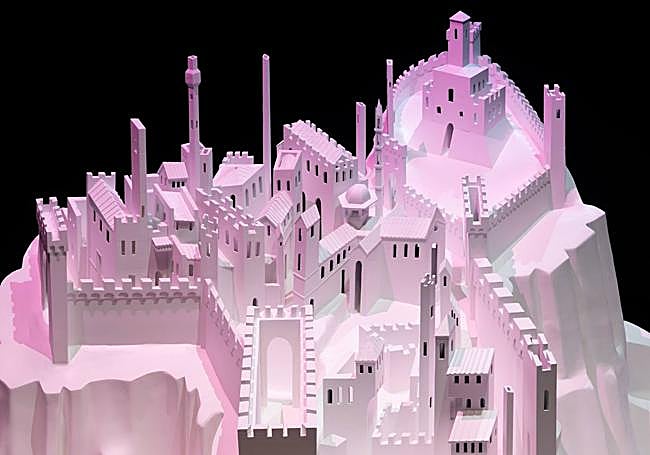 Un detalle de la obra.