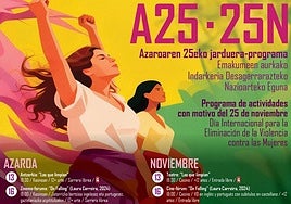 La programación por el 25-N se alargará hasta el 5 de diciembre.