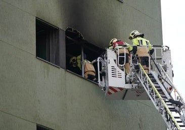 Así ha quedado el edificio de Barakaldo tras el incendio