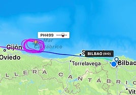 El inaudito error del piloto de un jet privado con destino Loiu