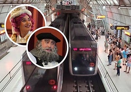 El 'Tren de la Navidad' de Metro Bilbao circulará el próximo 22 de diciembre.