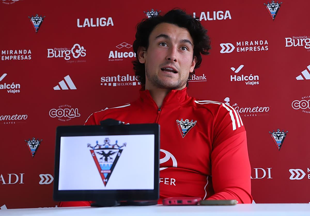 Este jueves, en la sala de prensa.