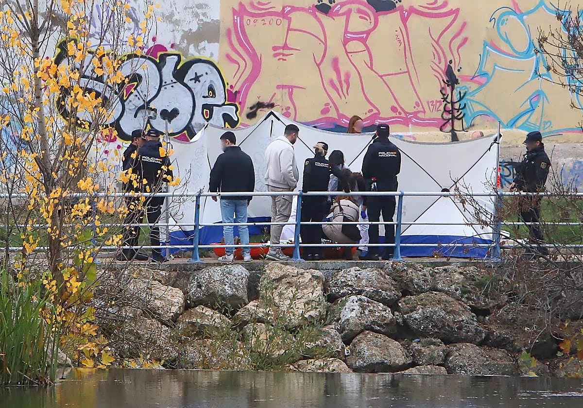 El varón fue sacados del Ebro cerca del Puente de Hierro.