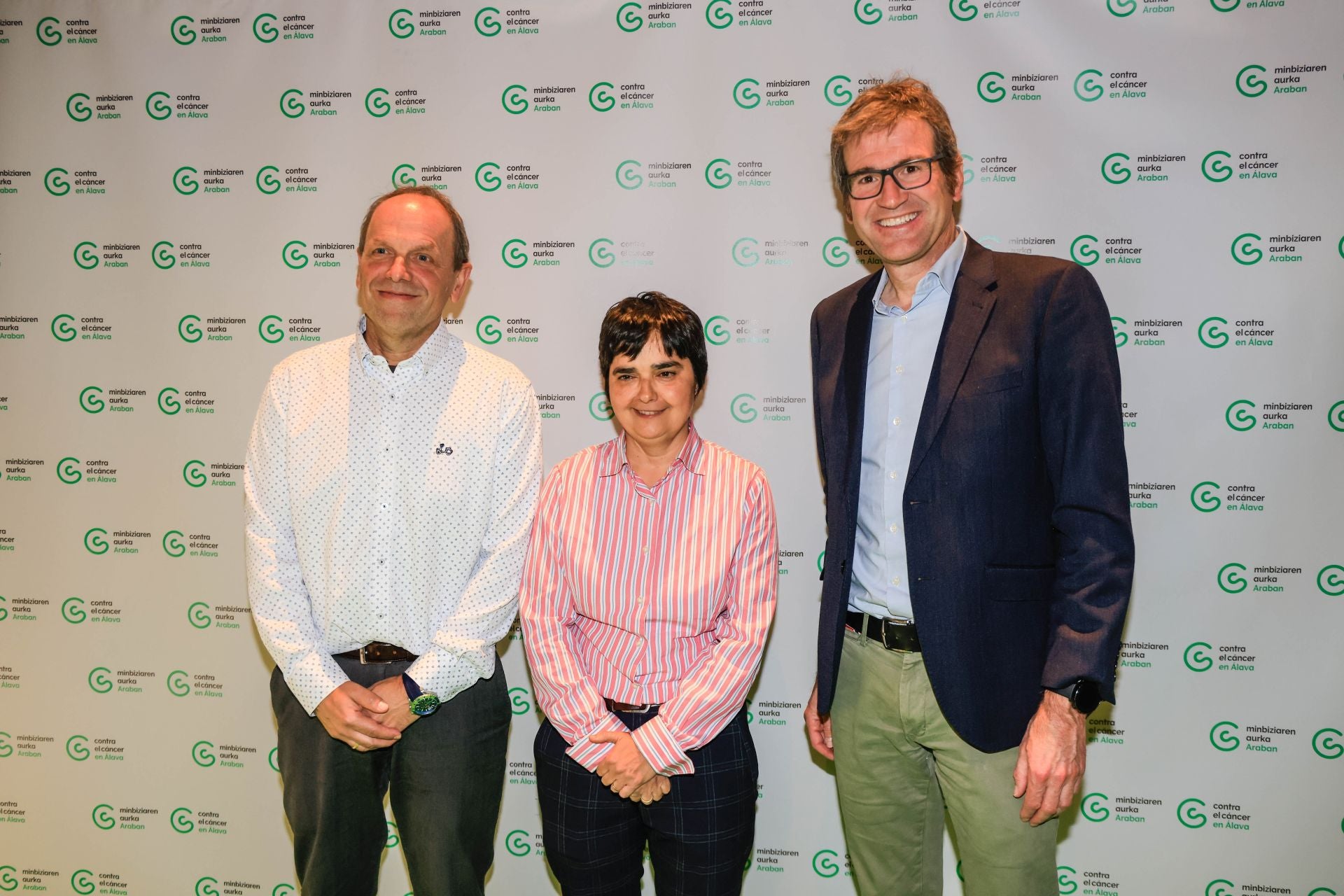 Jesús Cantero, Estíbaliz Arnáiz y Gorka Urtaran.