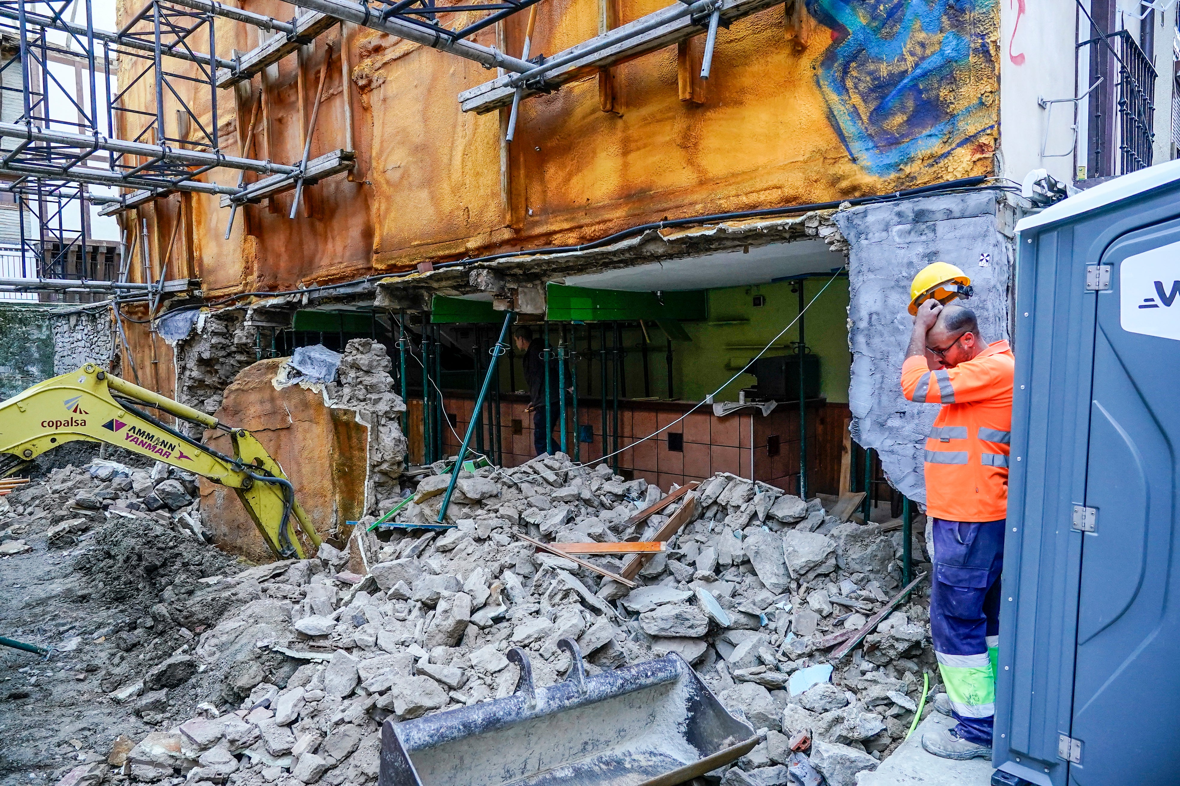 Las imágenes del desalojo en Nueva Dentro