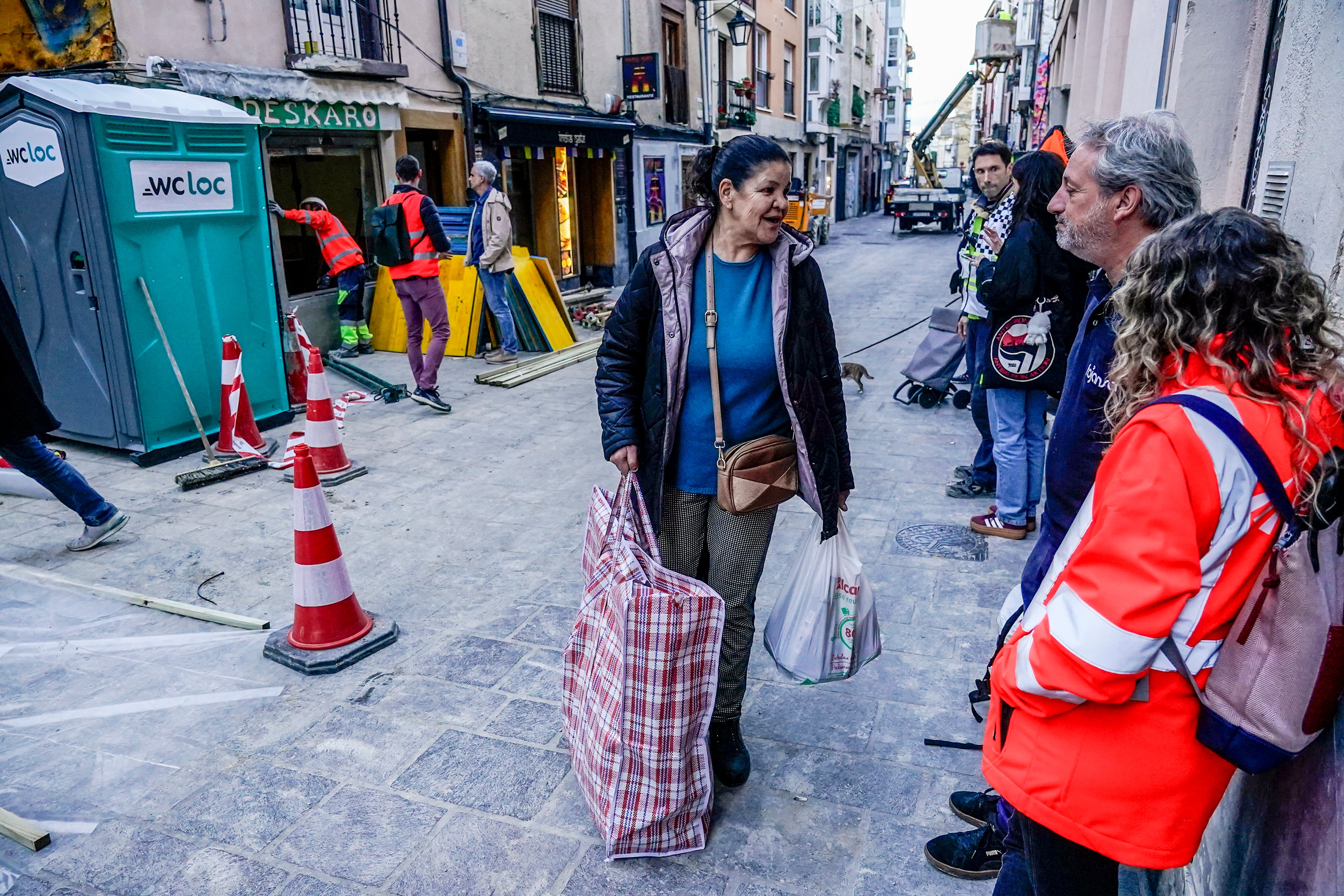 Las imágenes del desalojo en Nueva Dentro