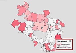 Los ayuntamientos alaveses podrán elevar al 150% el recargo fiscal a 10.965 pisos vacíos