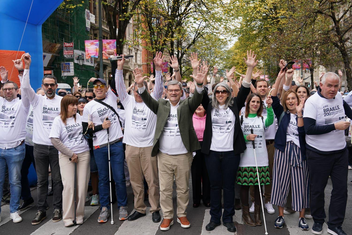 Las imágenes del recorrido por la Gran Vía