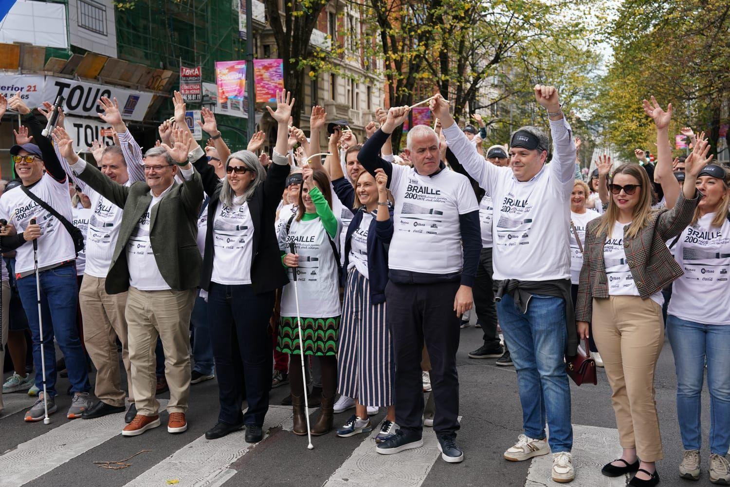Las imágenes del recorrido por la Gran Vía