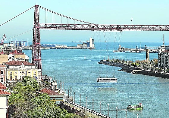 La estampa de la ría a su paso por Portugalete y Las Arenas es uno de los iconos de Bizkaia.