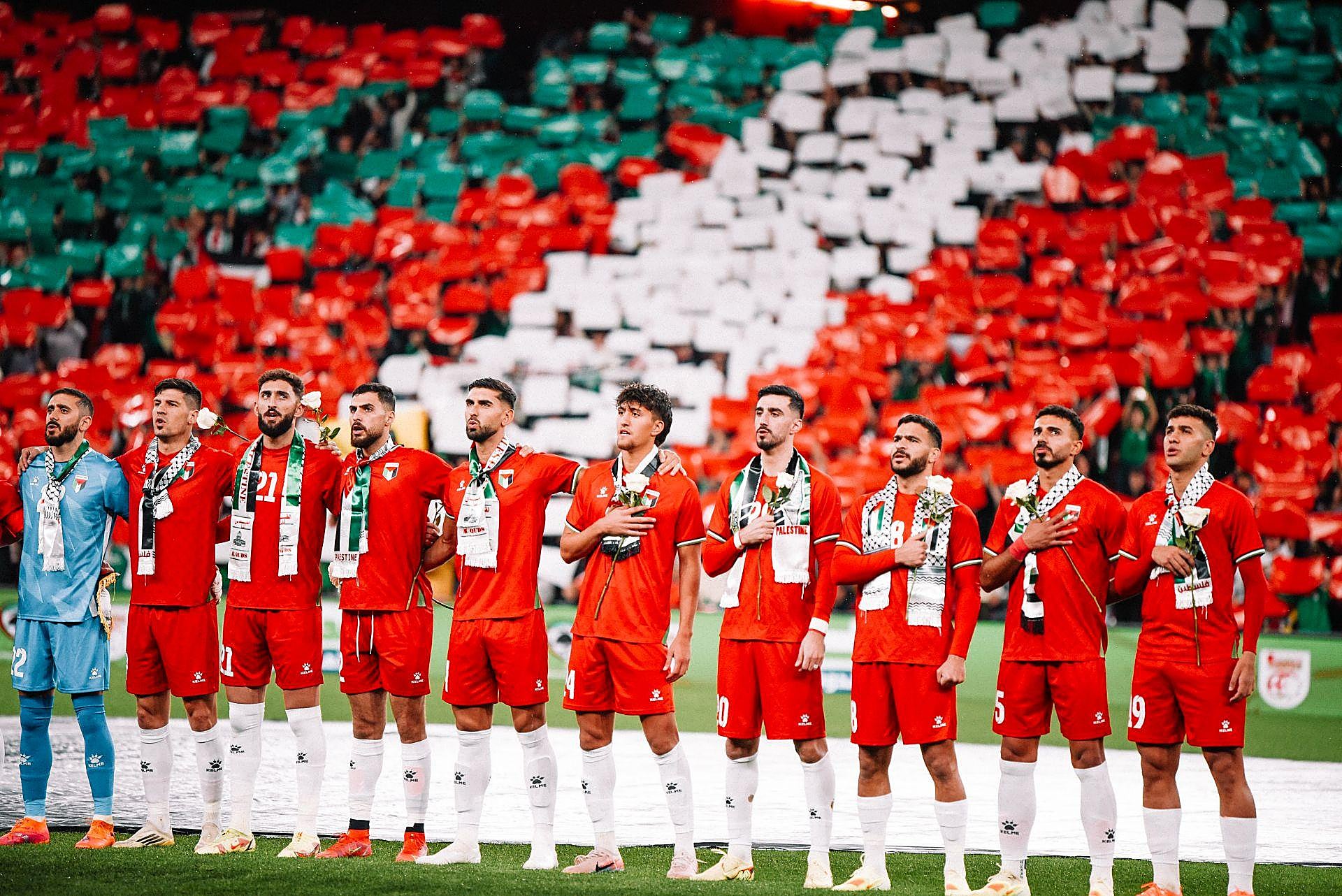 Las bonitas imágenes que nos deja el Euskadi-Palestina en San Mamés