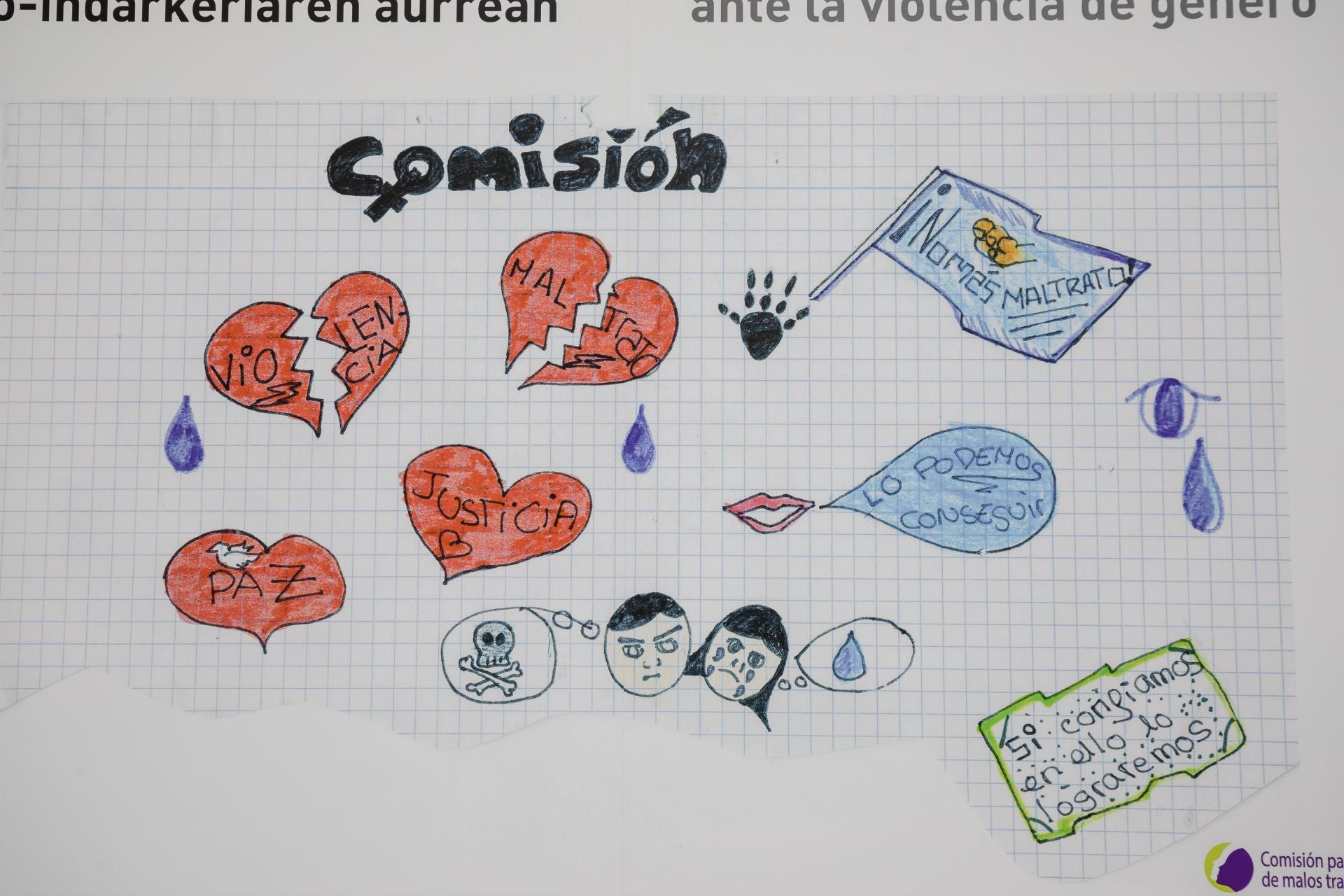 Así dibujan los niños a sus padres maltratadores