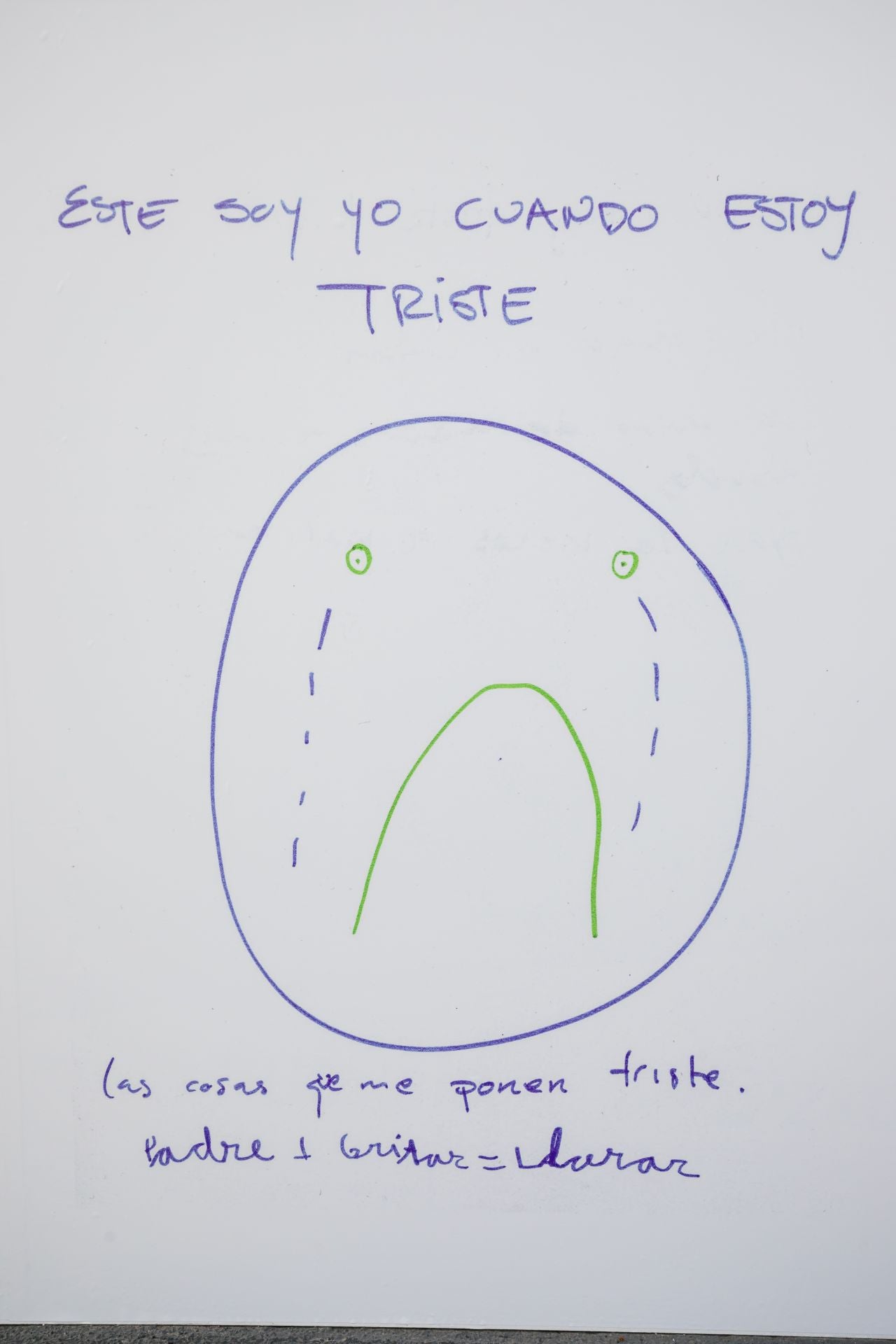 Así dibujan los niños a sus padres maltratadores