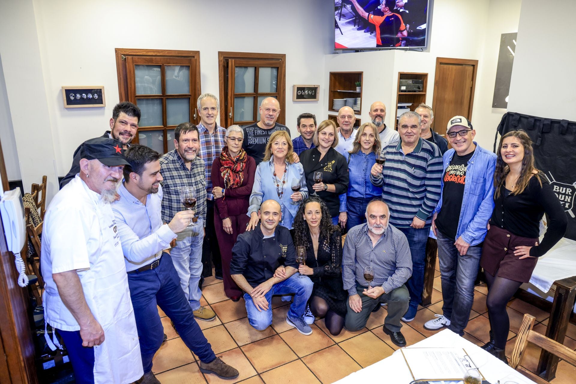 Así ha sido la cena en Burduntzi