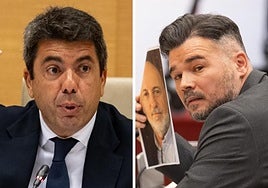 El rifirrafe entre Mazón y Rufián a cuenta de su cambio ropa en El Ventorro: «¿Usted se cree que soy idiota?»