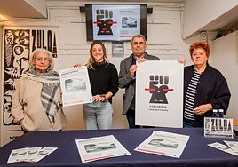 Amparo Lasheras, Amaiur Arbe, Juan Ibarrondo y Concha Murua han presentado el concurso.