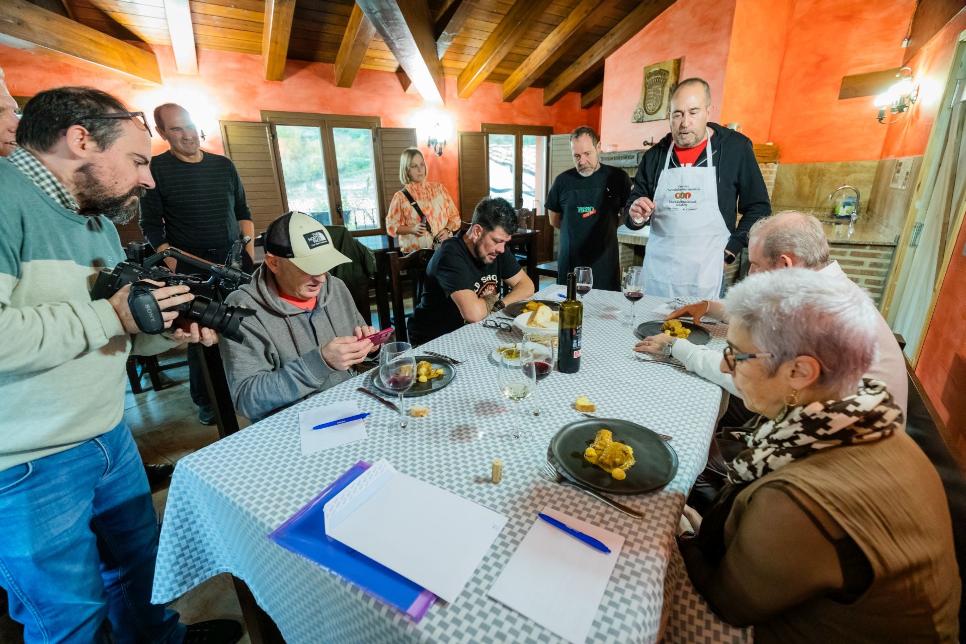 Así ha sido la cena en Gatzalde