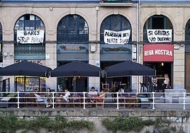 Bilbao multará cada día con 2.000 euros a los bares de Marzana que mantengan las terrazas abiertas