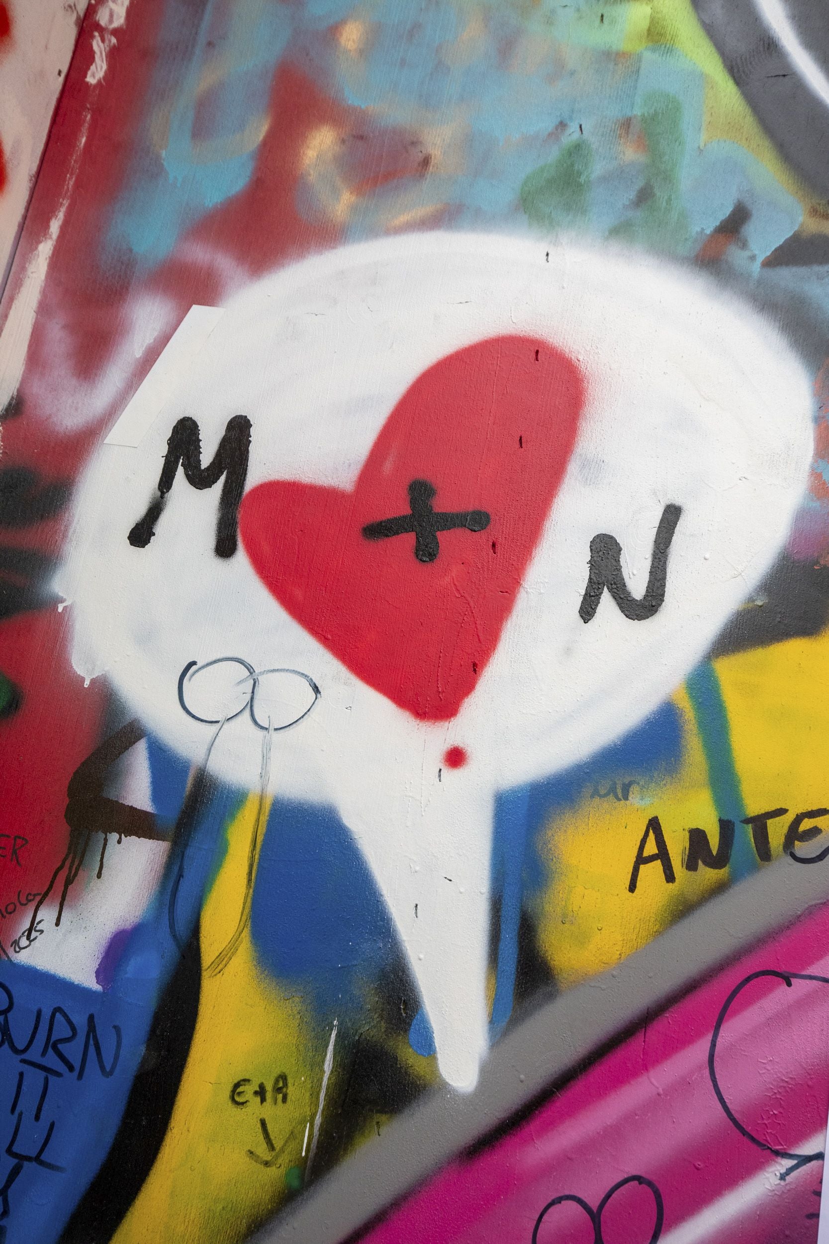 Estos son los grafitis del muro rojo de Vitoria