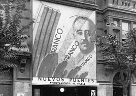 Francoren irudi bat, Bilbon.