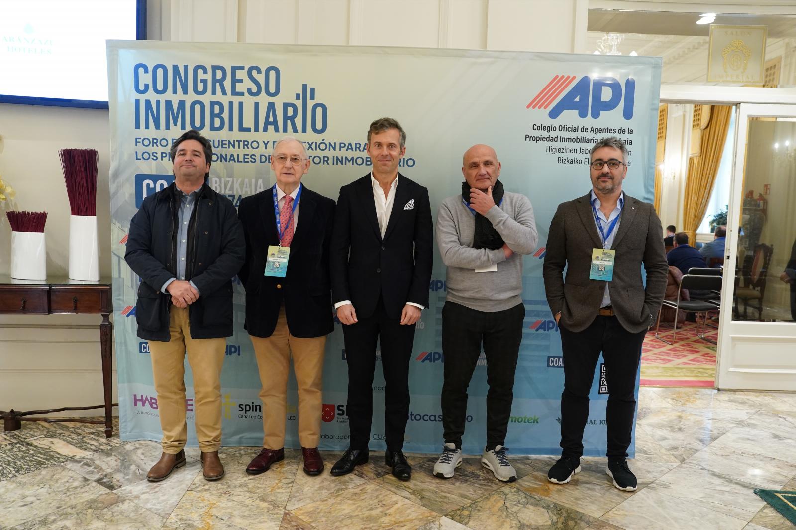 Joseba Urgoiti, José Ramón Gorostiza, Iñaki Picaza, José Luis Polo y Borja Irizar.
