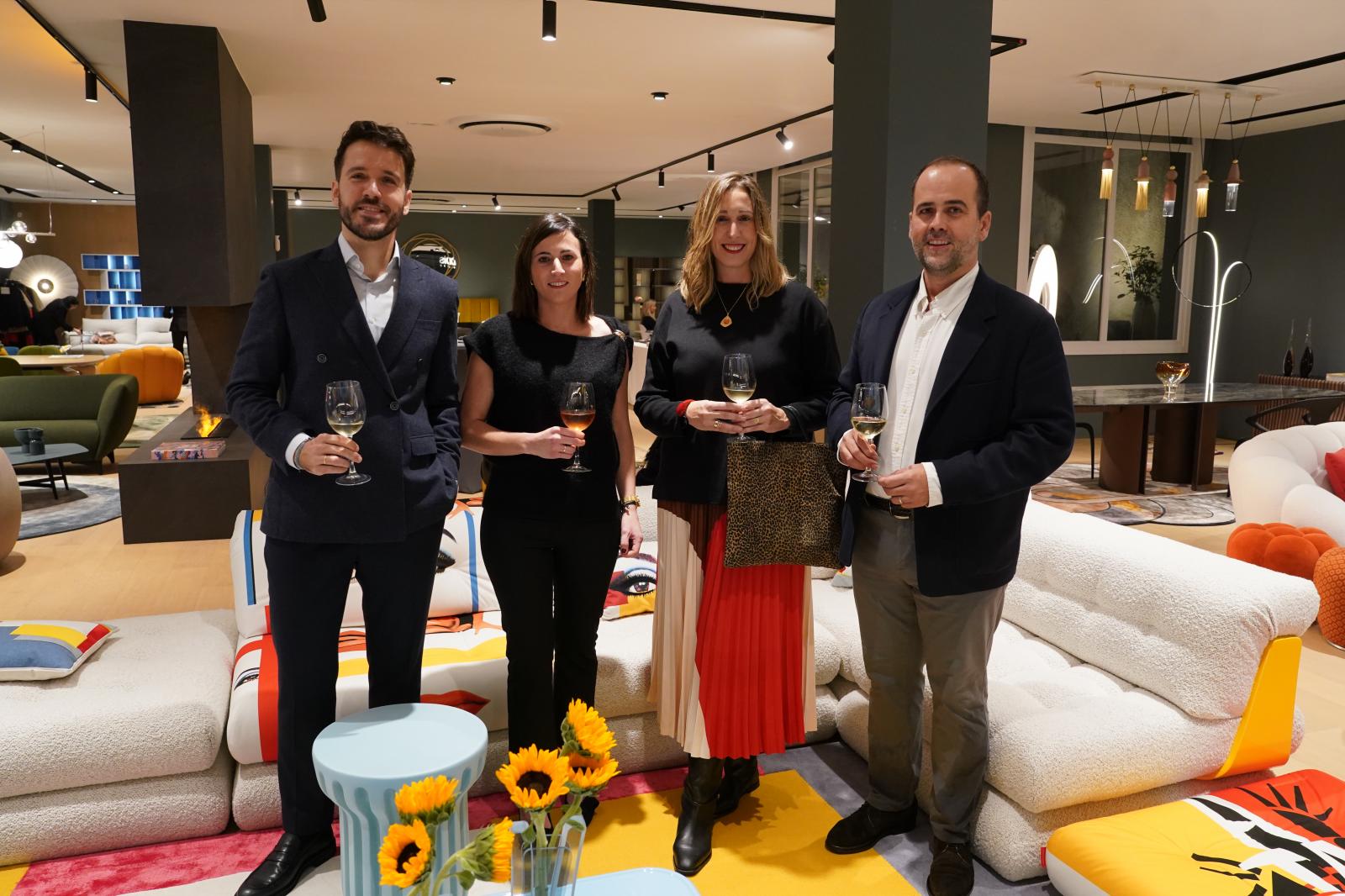 Asier Anasagasti, María Villasana, Miriam Peciña y Jon Anasagasti.