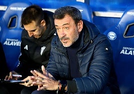 Jesús Galván debutó ante el Burgos.