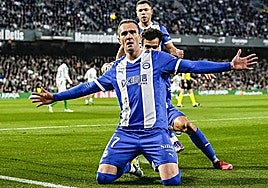 Kike García firmó un hat-trick ante el Betis.