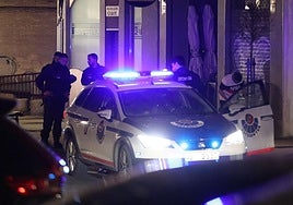 Ertzainas, durante una intervención en Vitoria ajena a esta información.