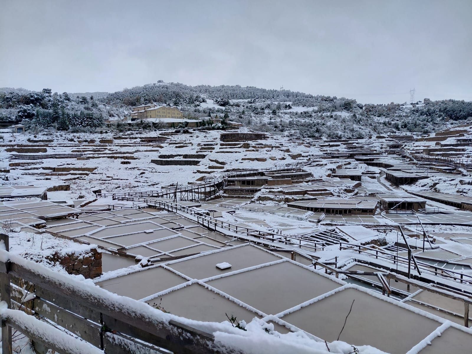 Las imágenes de un día de nieve en Álava
