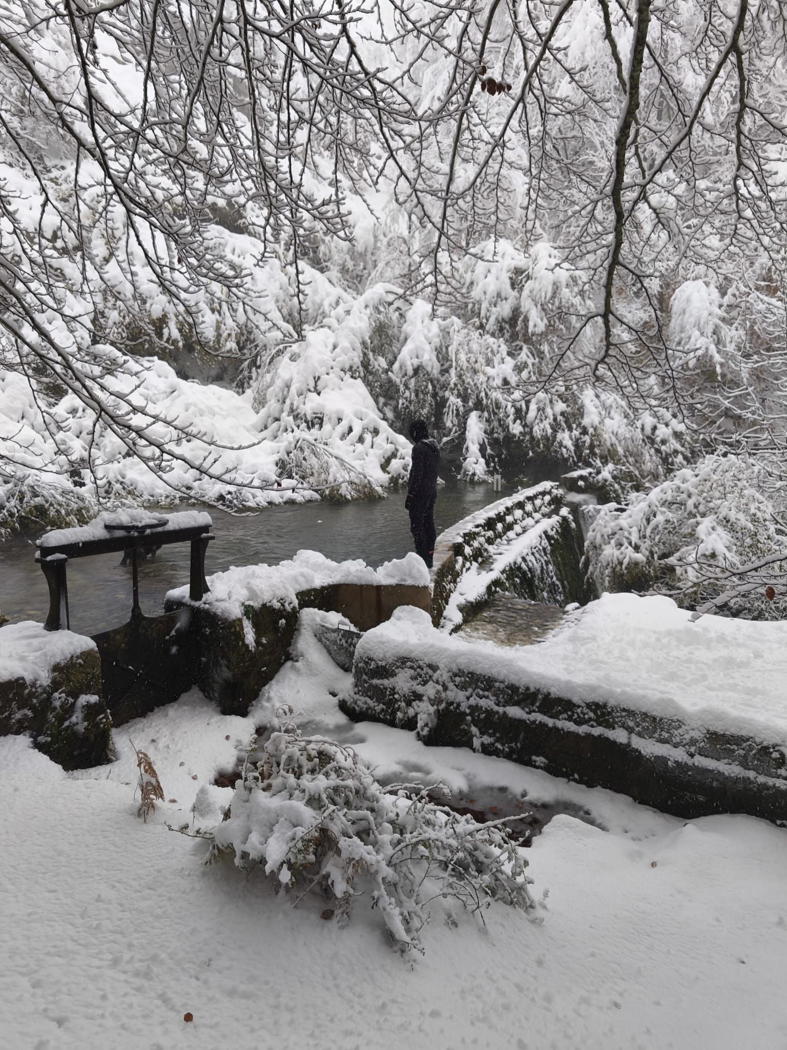 Las imágenes de un día de nieve en Álava