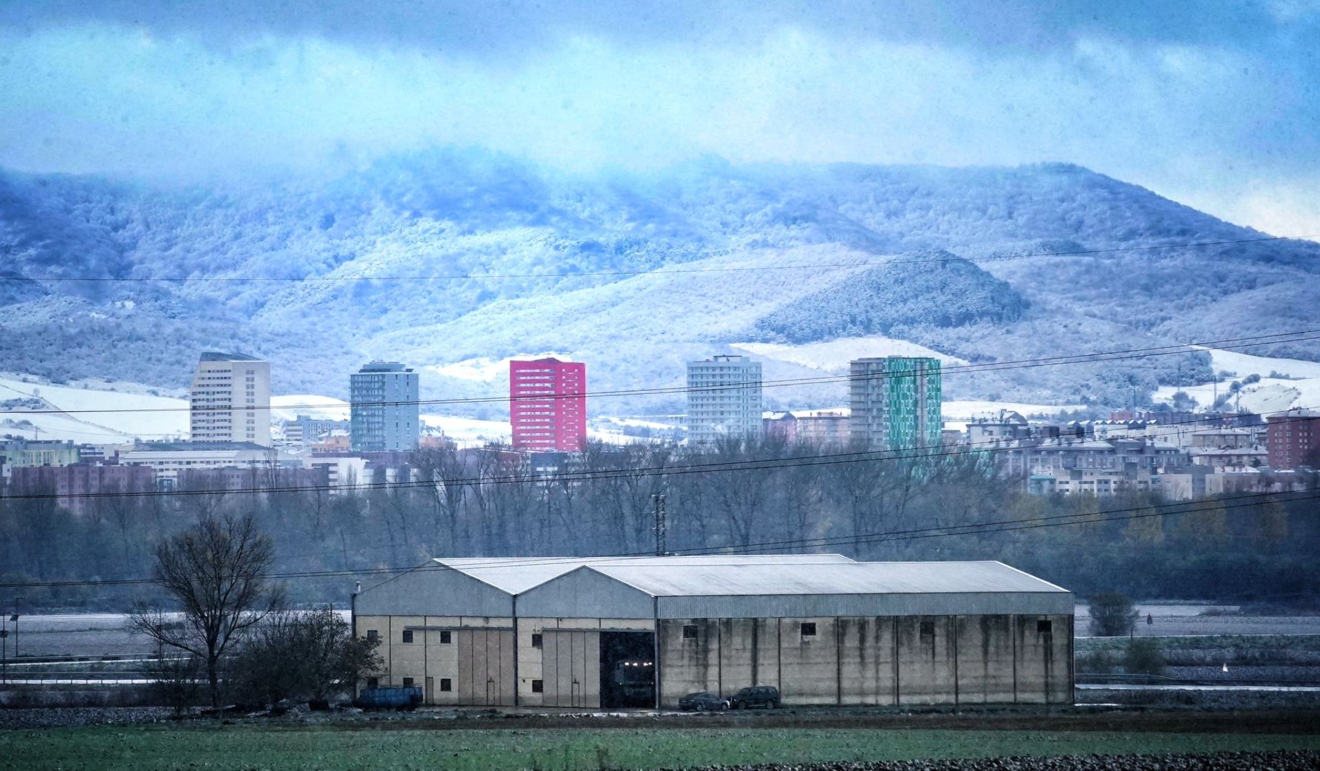 Vista de Vitoria desde Arzubiaga.